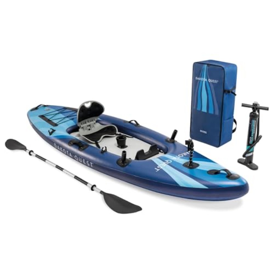 Fishing Kayak Sit In - Kayak Inflable Sit-On-Top Dakota Quest 68245EP,