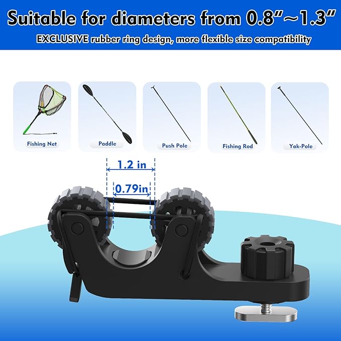 Soporte de remo para kayak con - Fishing Kayak Cart reseña y precio