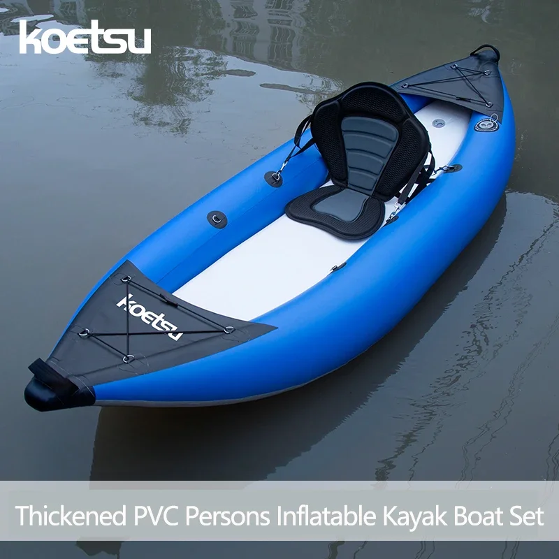 KOETSU-Kayak inflable de PVC p - Fishing Kayak Sit On Top reseña y precio